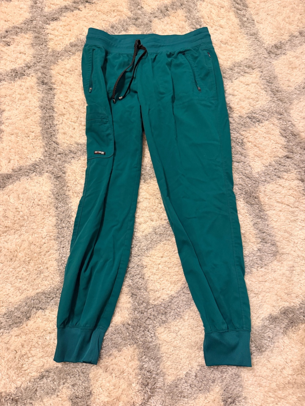 Grey's Anatomy Teal Women's Jogger Pants with Drawstring